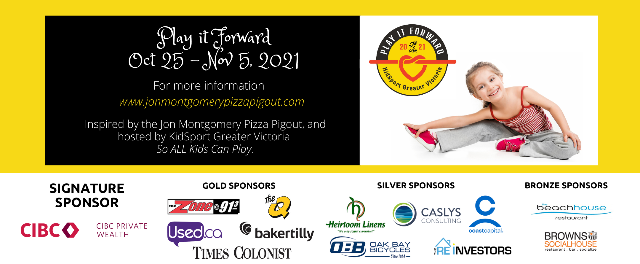 Play It Forward, hosted by KidSport Victoria