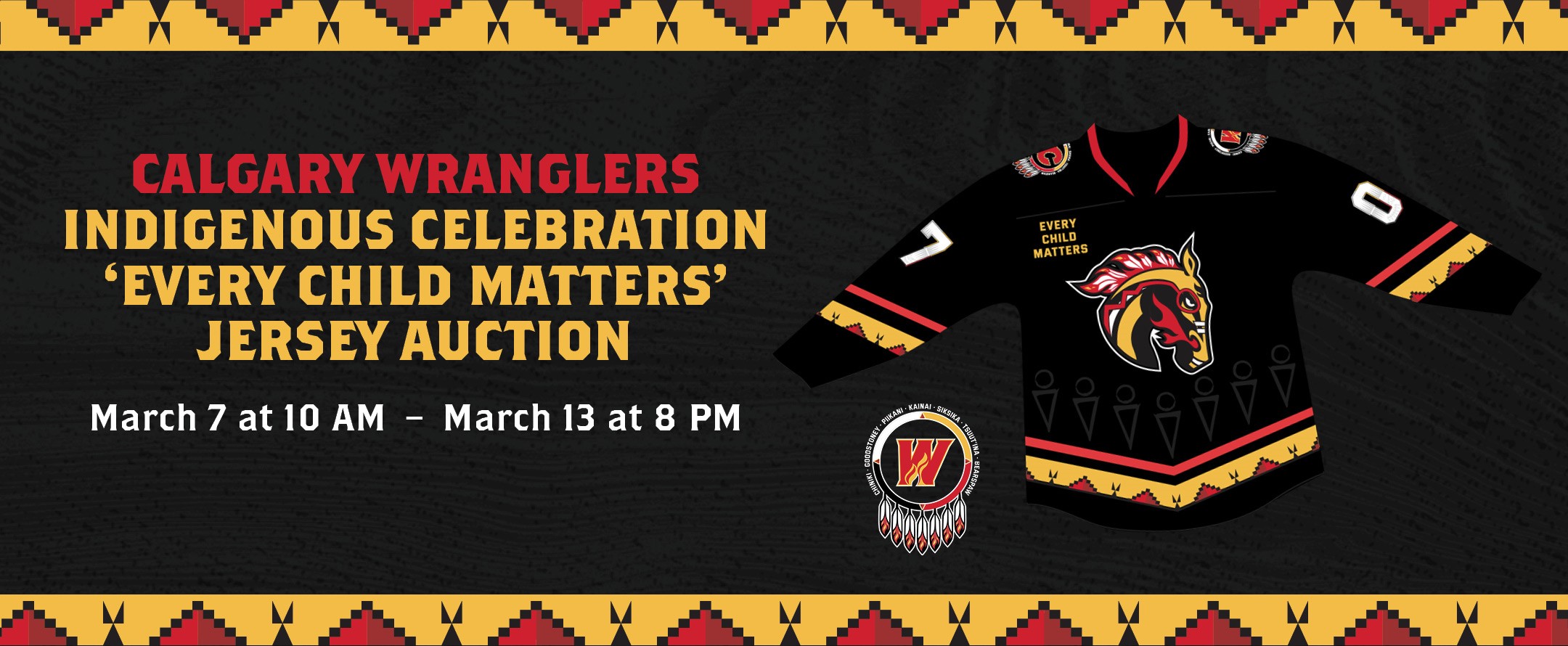 Calgary Wranglers Indigenous Jersey Auction