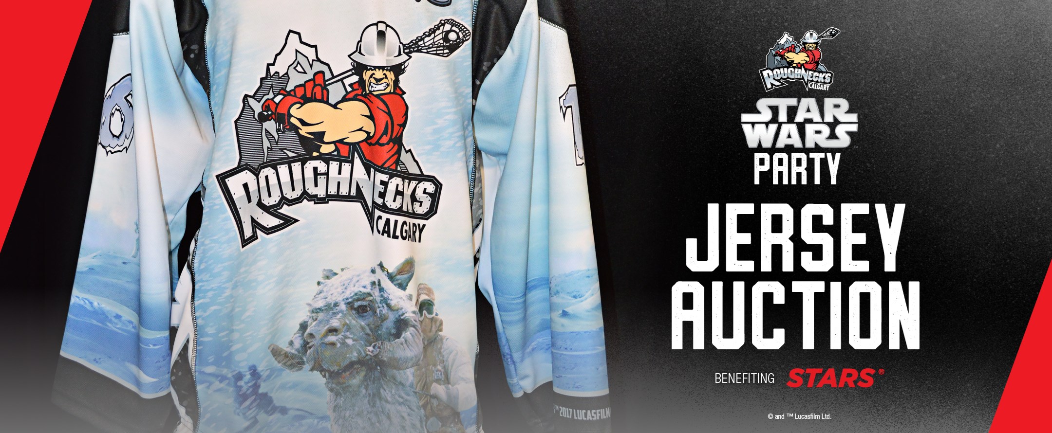 2017 Star Wars Jersey Auction © & ™ Lucasfilm Ltd.