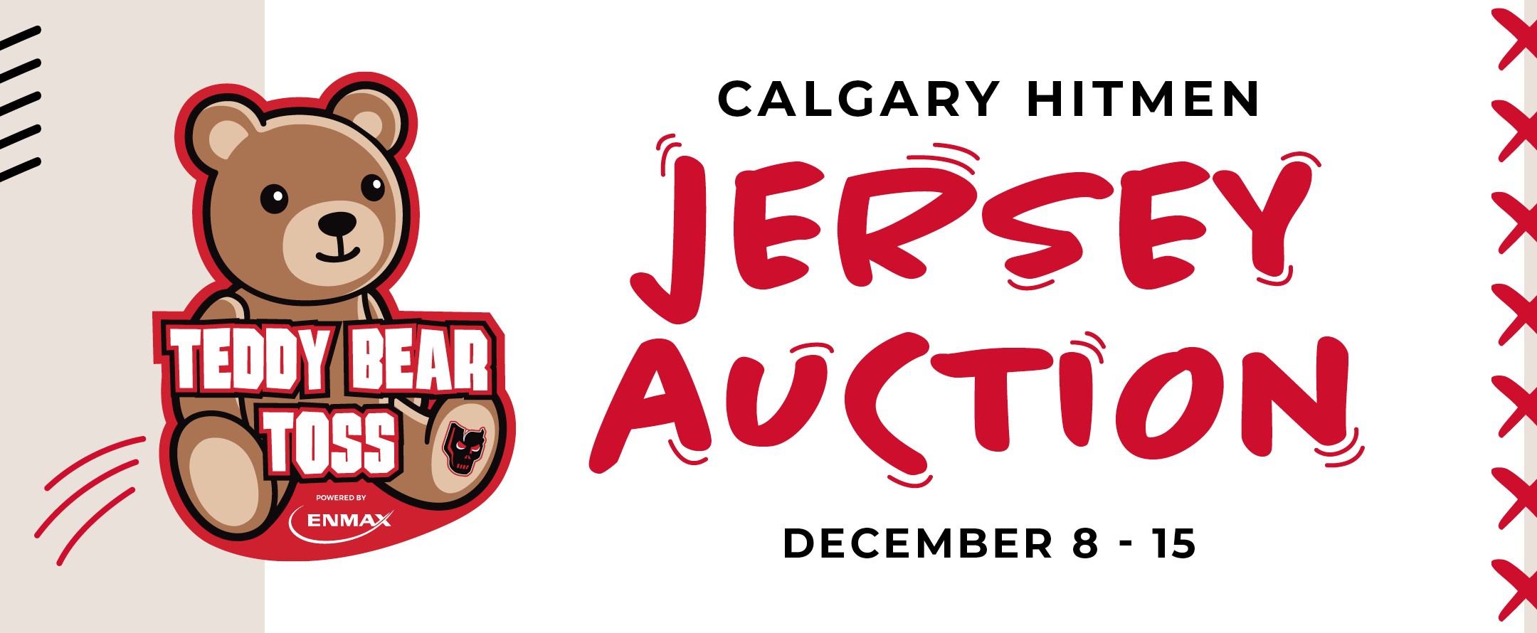 ENMAX Teddy Bear Toss Jersey Auction