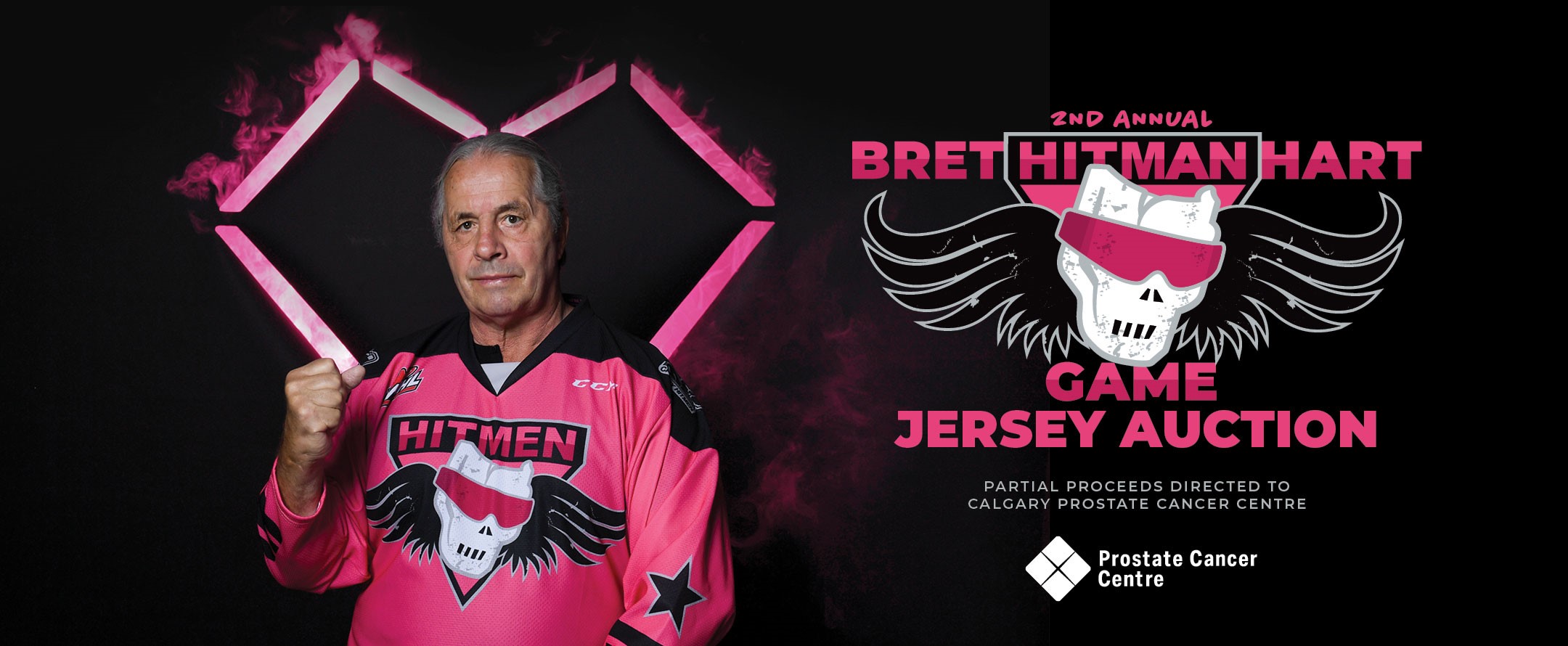 Bret “Hitman” Hart Jersey Auction