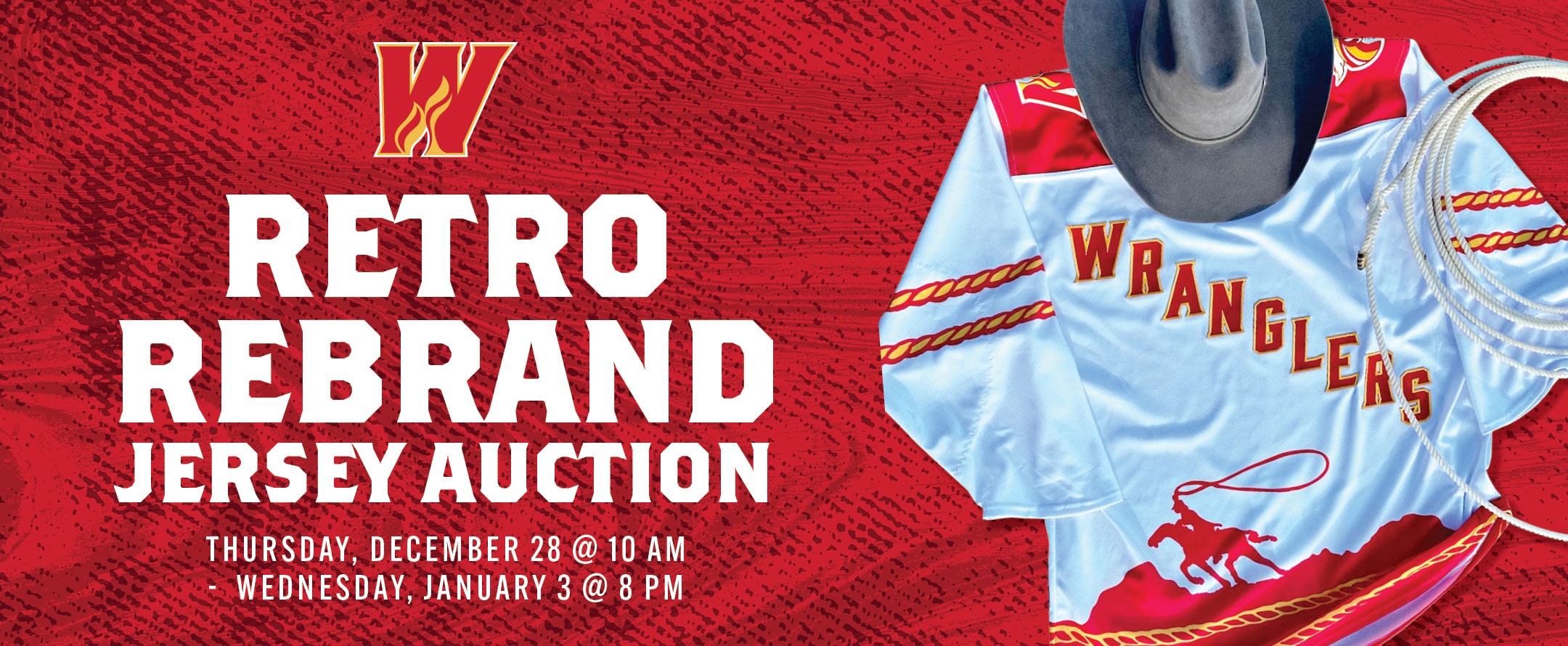 Calgary Wranglers Retro Re-Brand Jersey