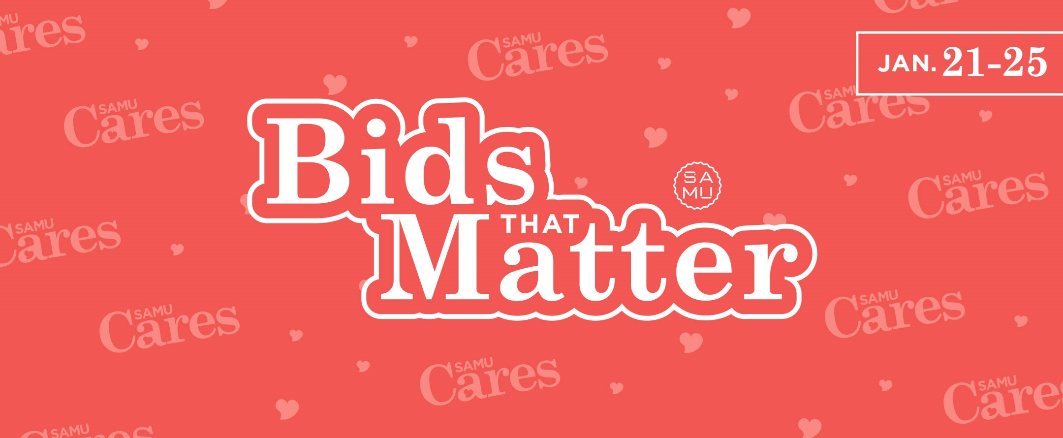 Bids That Matter - Fundraiser for SAMU Cares