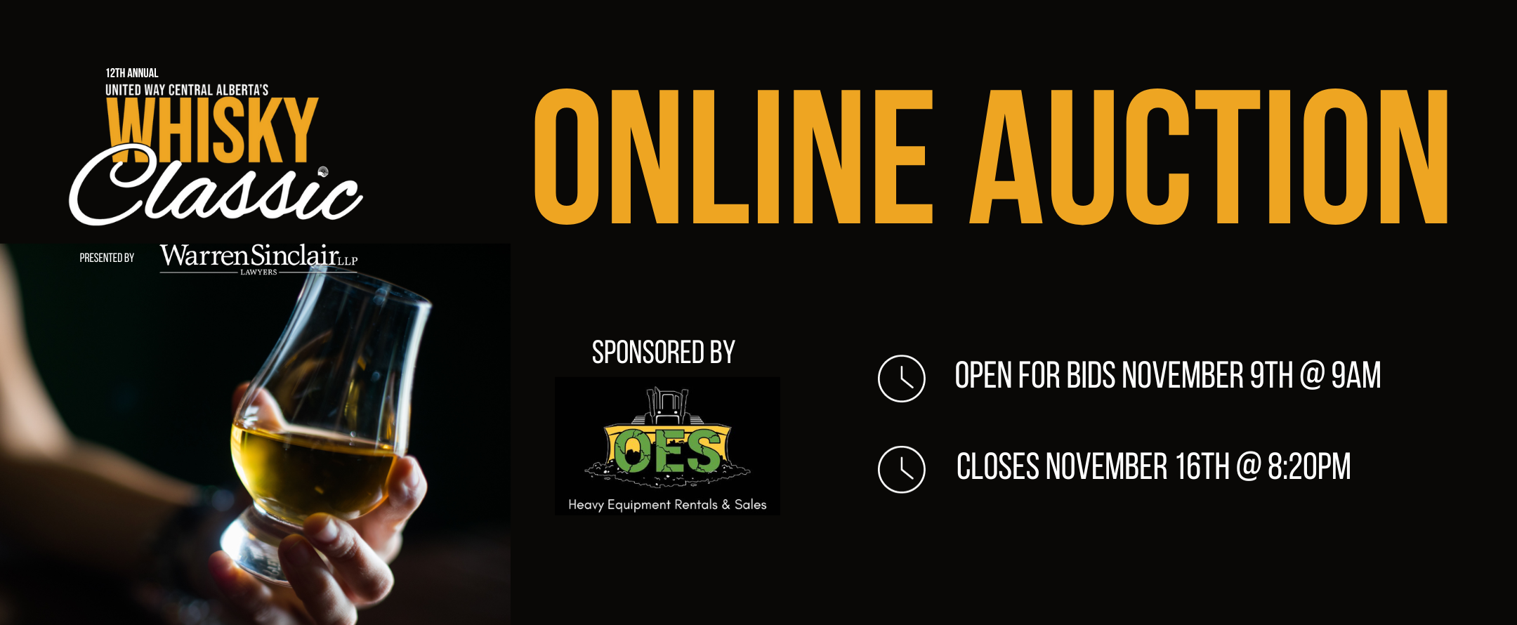 United Way Central Alberta Whisky Classic Auction