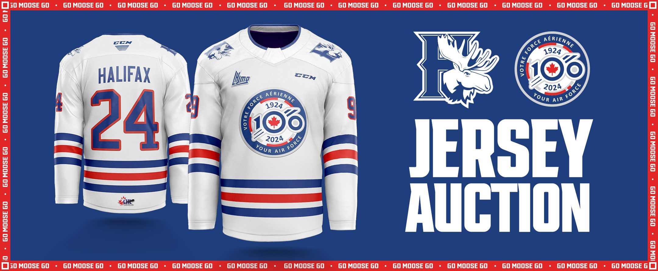 Mooseheads DND Jersey Auction