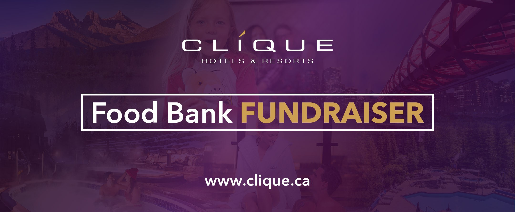 Clique Hotels & Resorts Food Bank Fundraiser