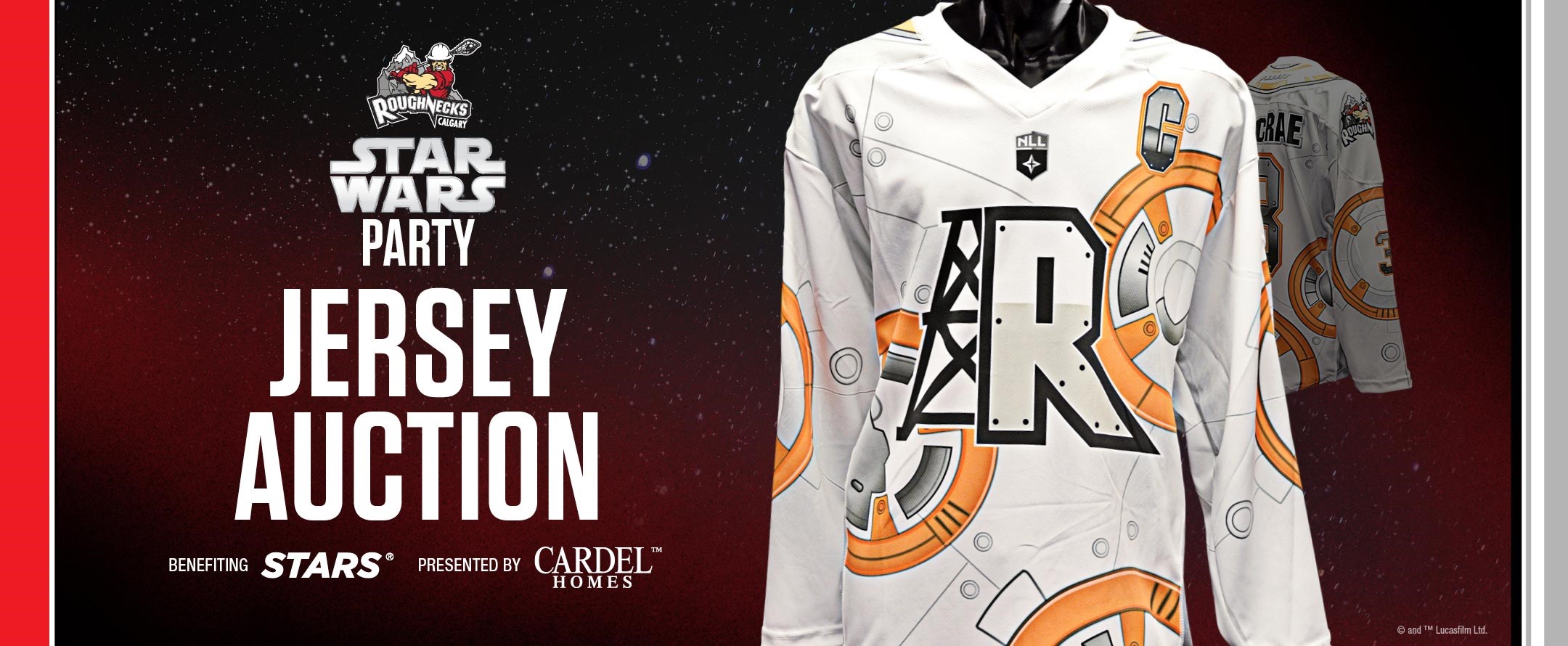 2018 Star Wars Jersey Auction © & ™ Lucasfilm Ltd.