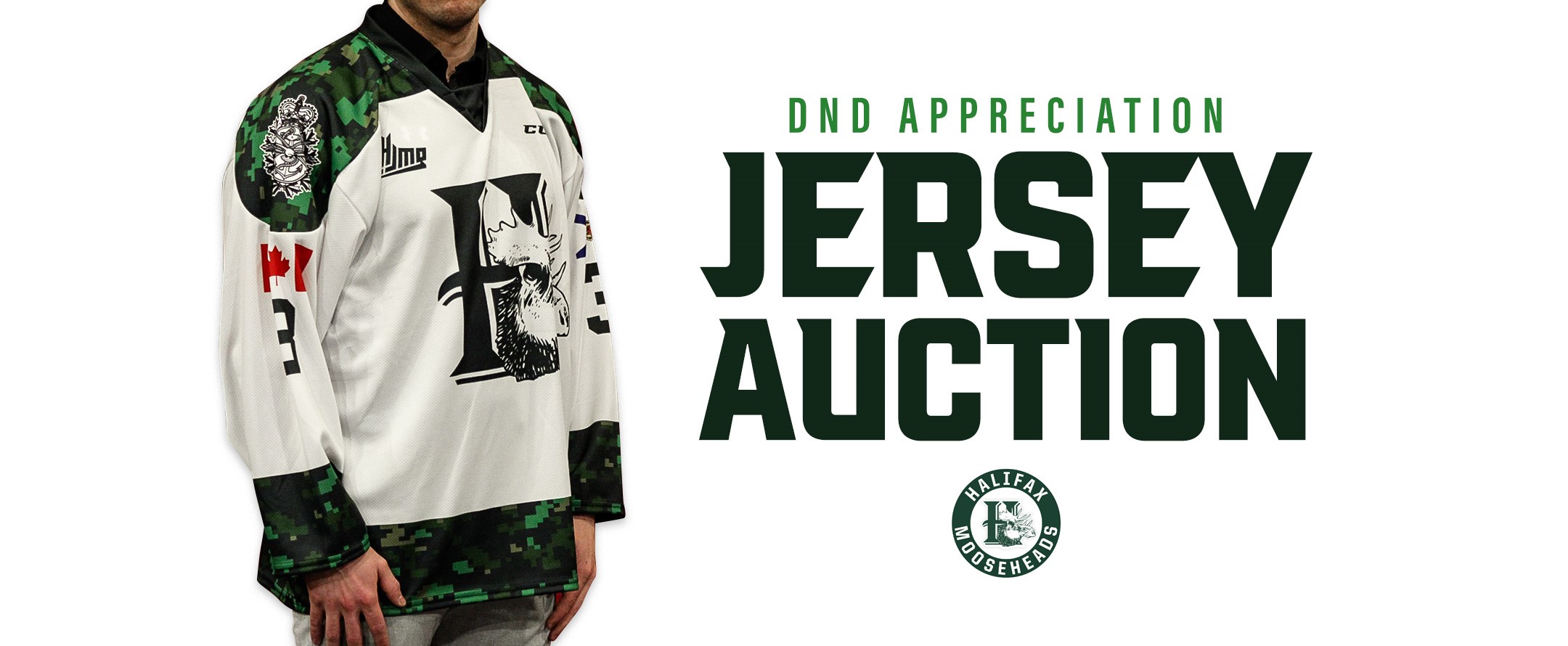 Halifax Mooseheads DND Jersey Auction