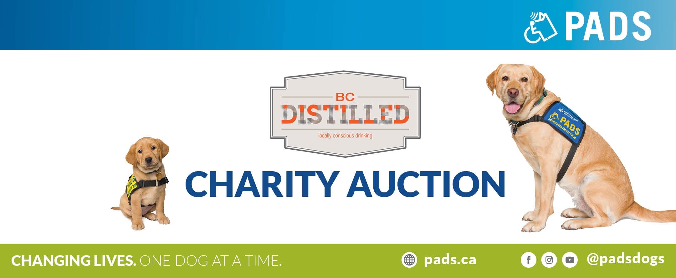 BC Distilled – Online Charity Auction for PADS