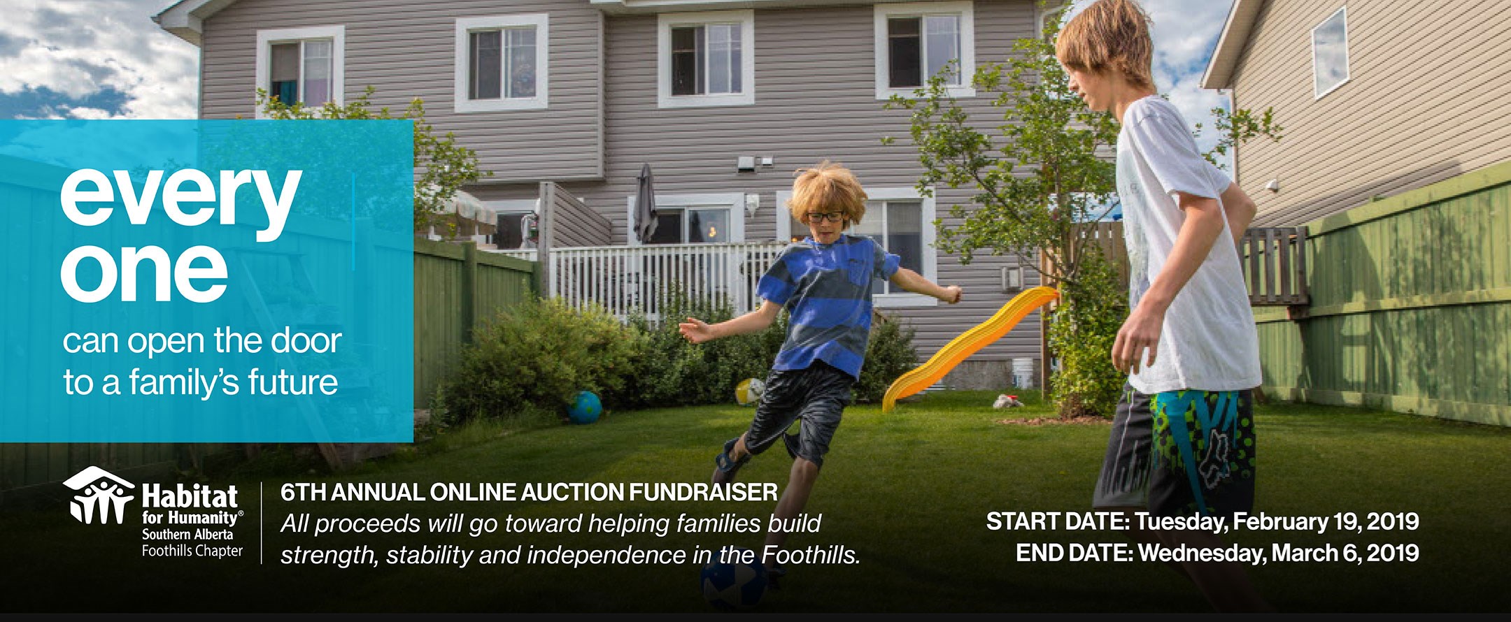 Habitat for Humanity Foothills 6th Annual Auction