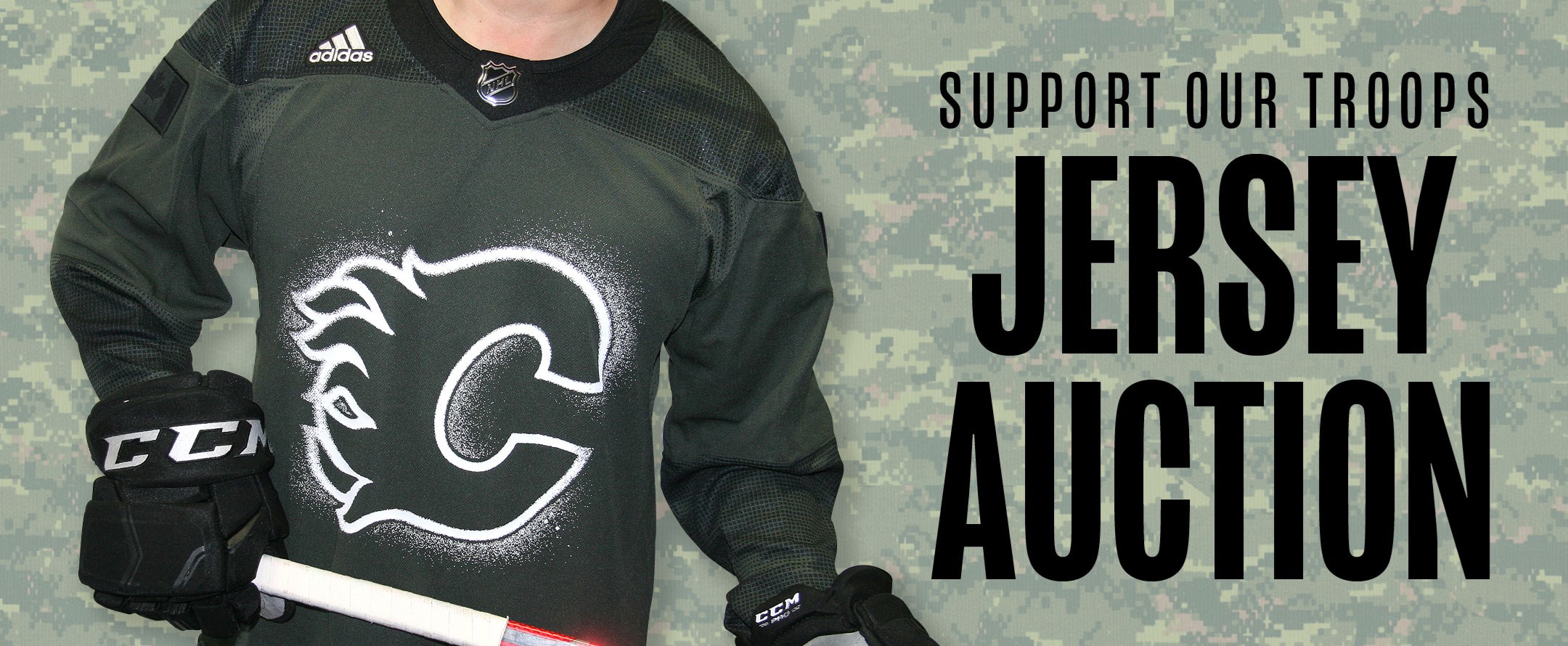 Support Our Troops Jersey Auction