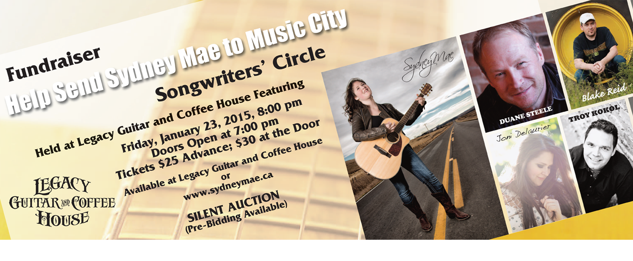 Sydney Mae Music Online Auction