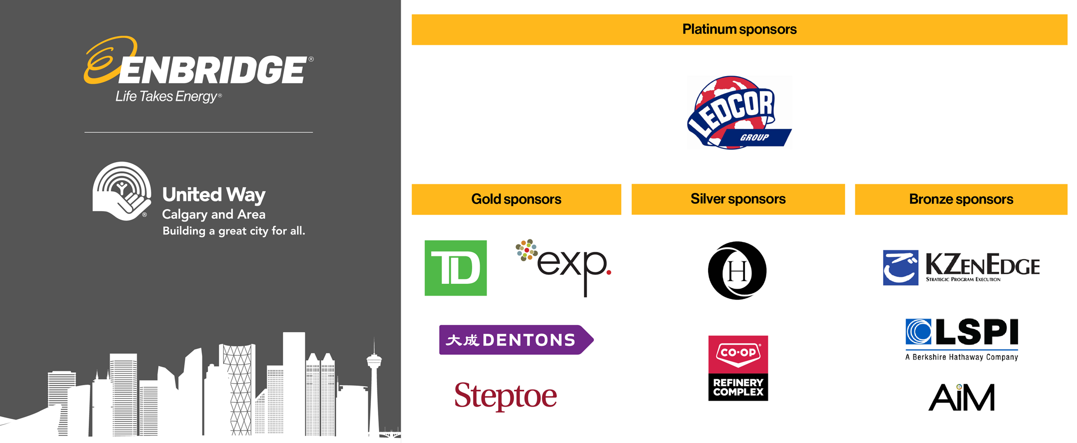 2023 Enbridge Calgary United Way Auction