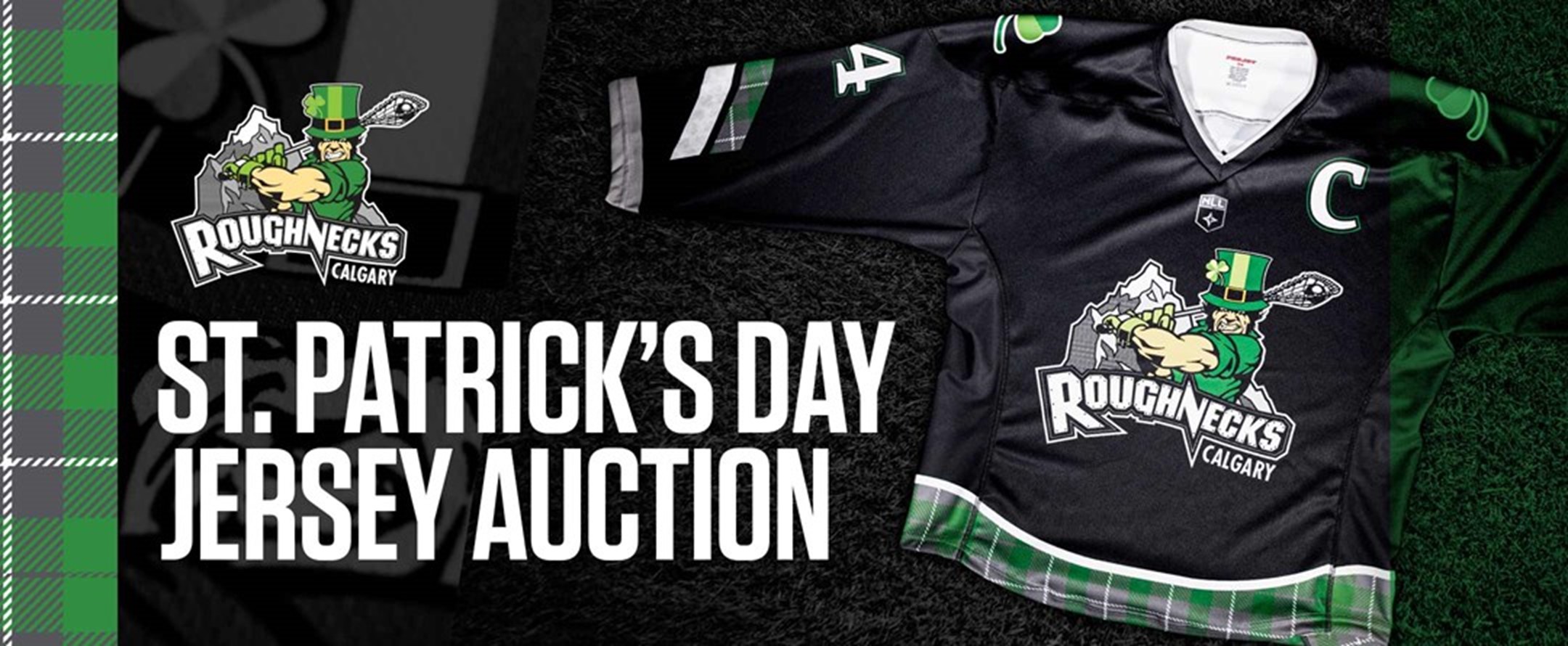Roughnecks St. Patrick’s Day Jersey Auction